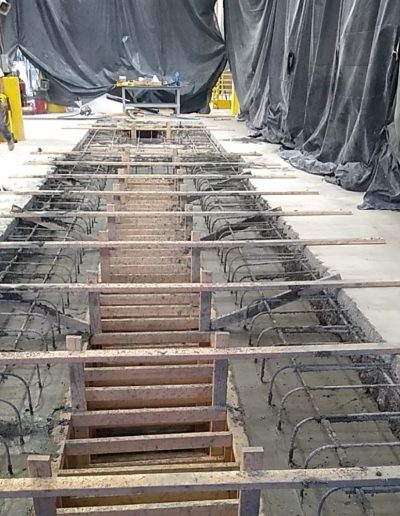 Exterior view of Clawson Automotive Equipment under construction